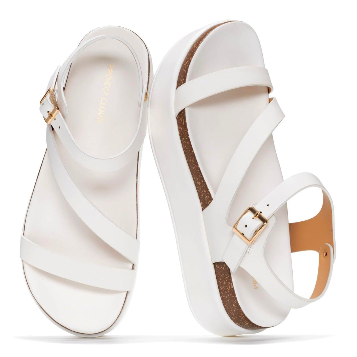 Project Cloud Adjustable Strap Platform Sandals Women Footwear
