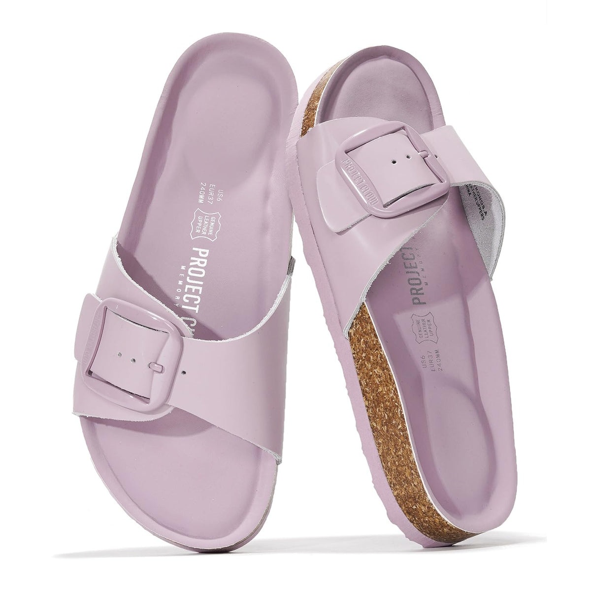 Project Cloud 100% Genuine Leather Sandals Women Comfortable Womens Slides
