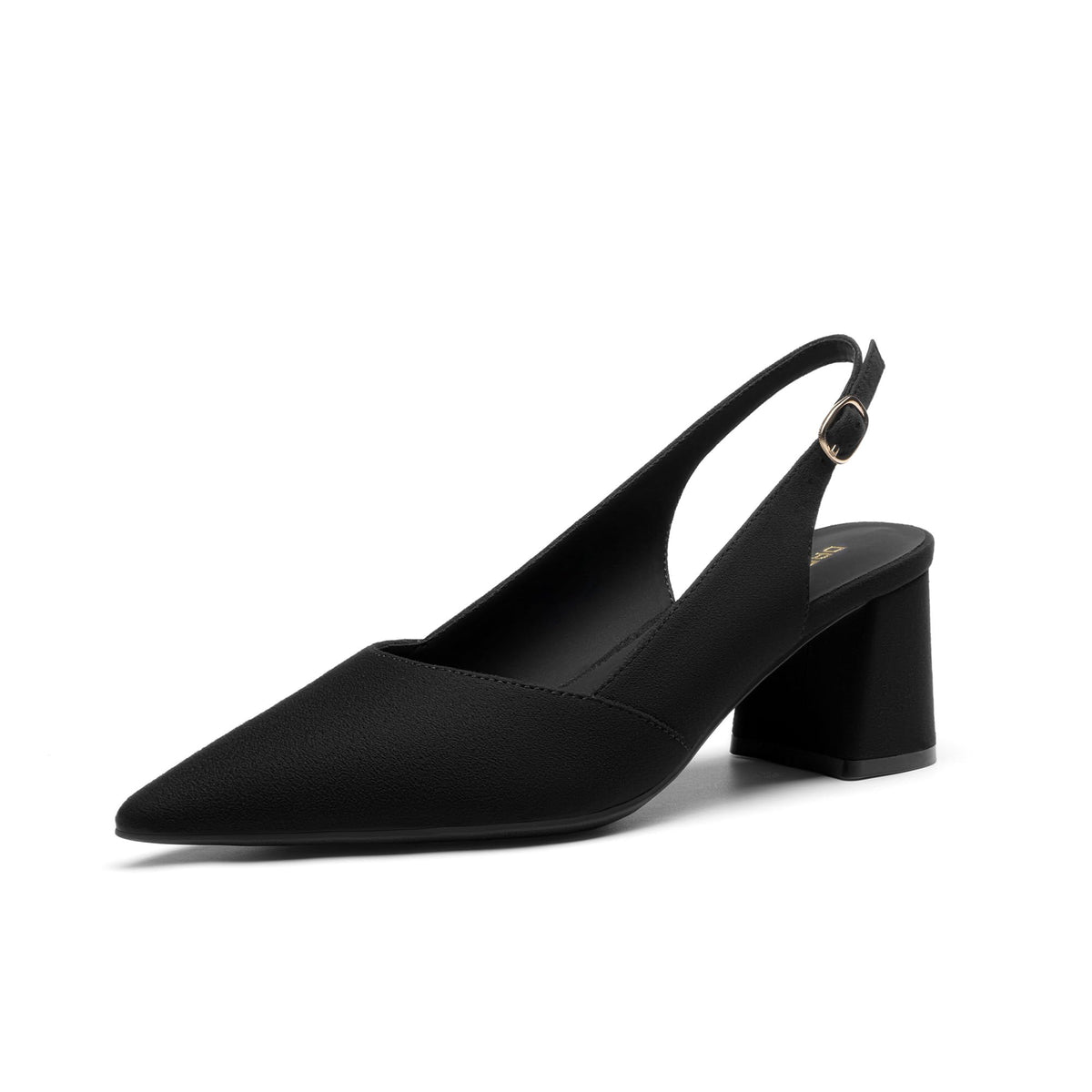 DREAM PAIRS Womens Slingback Chunky Heels Work Shoes