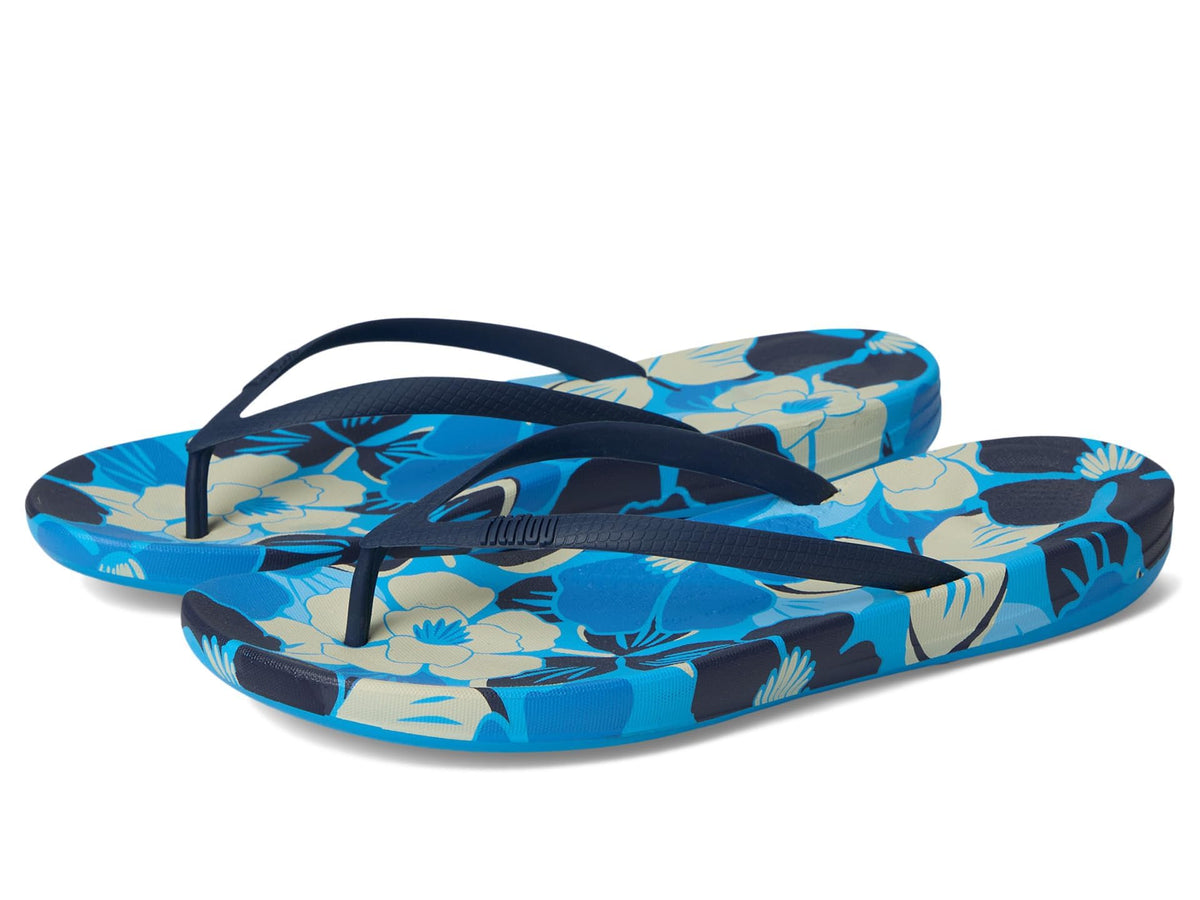 FitFlop Iqushion Flowerz Ergonomic Flip-Flops