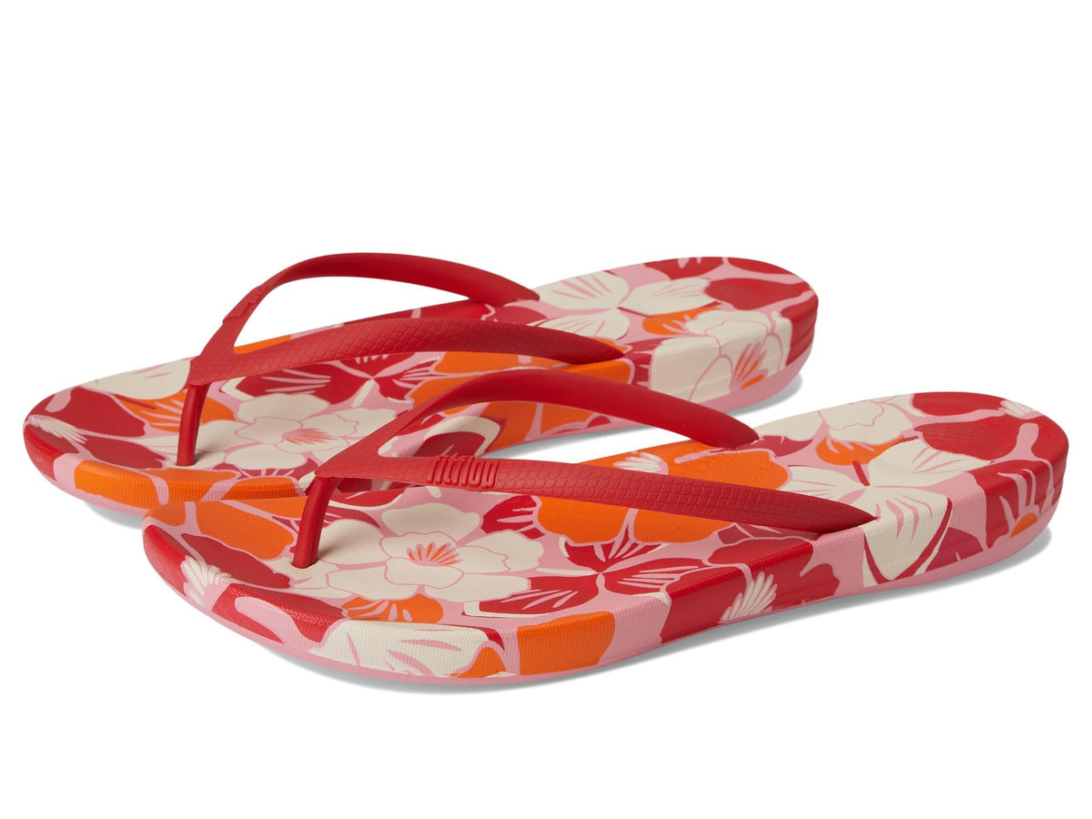 FitFlop Iqushion Flowerz Ergonomic Flip-Flops