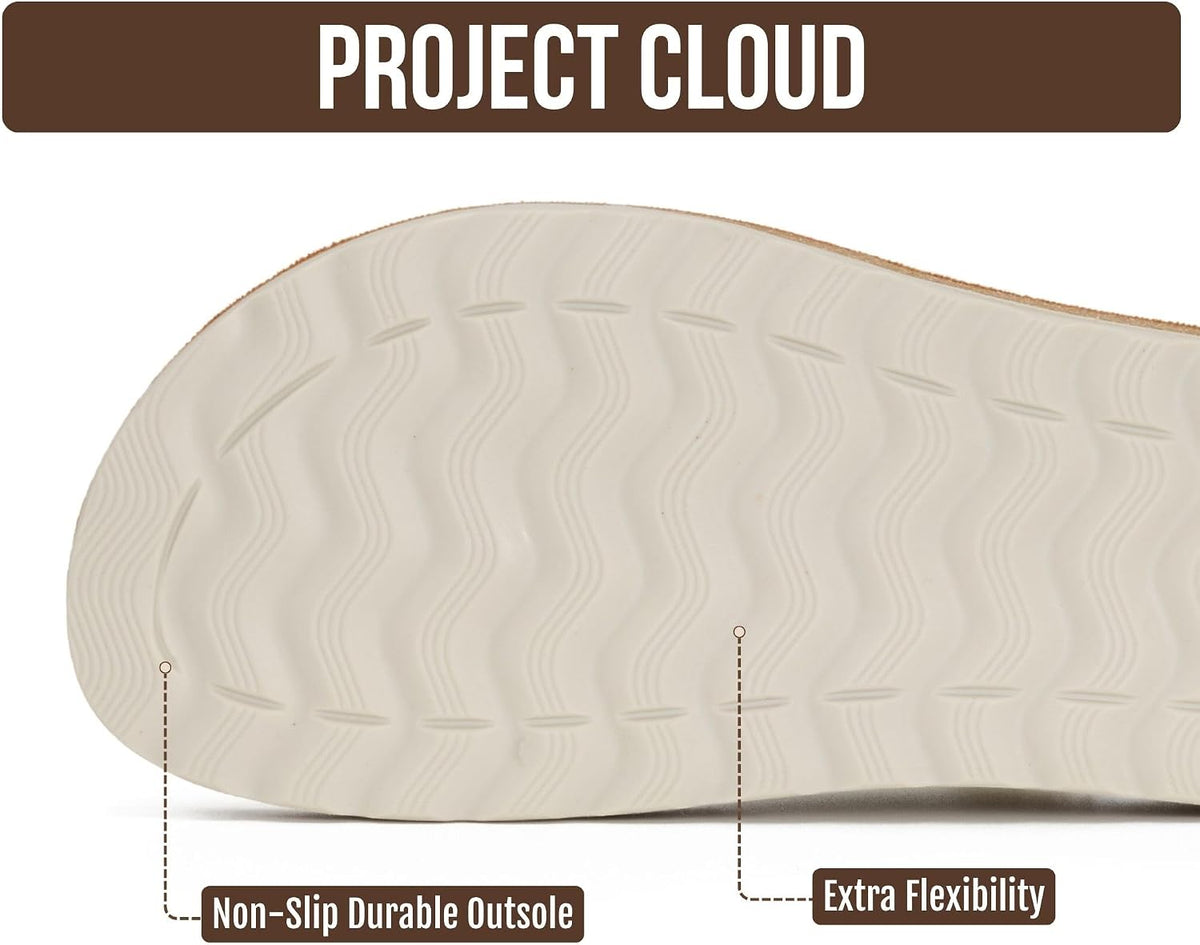 Project Cloud Comfortable Womens Sandals Platform Sandals for Women