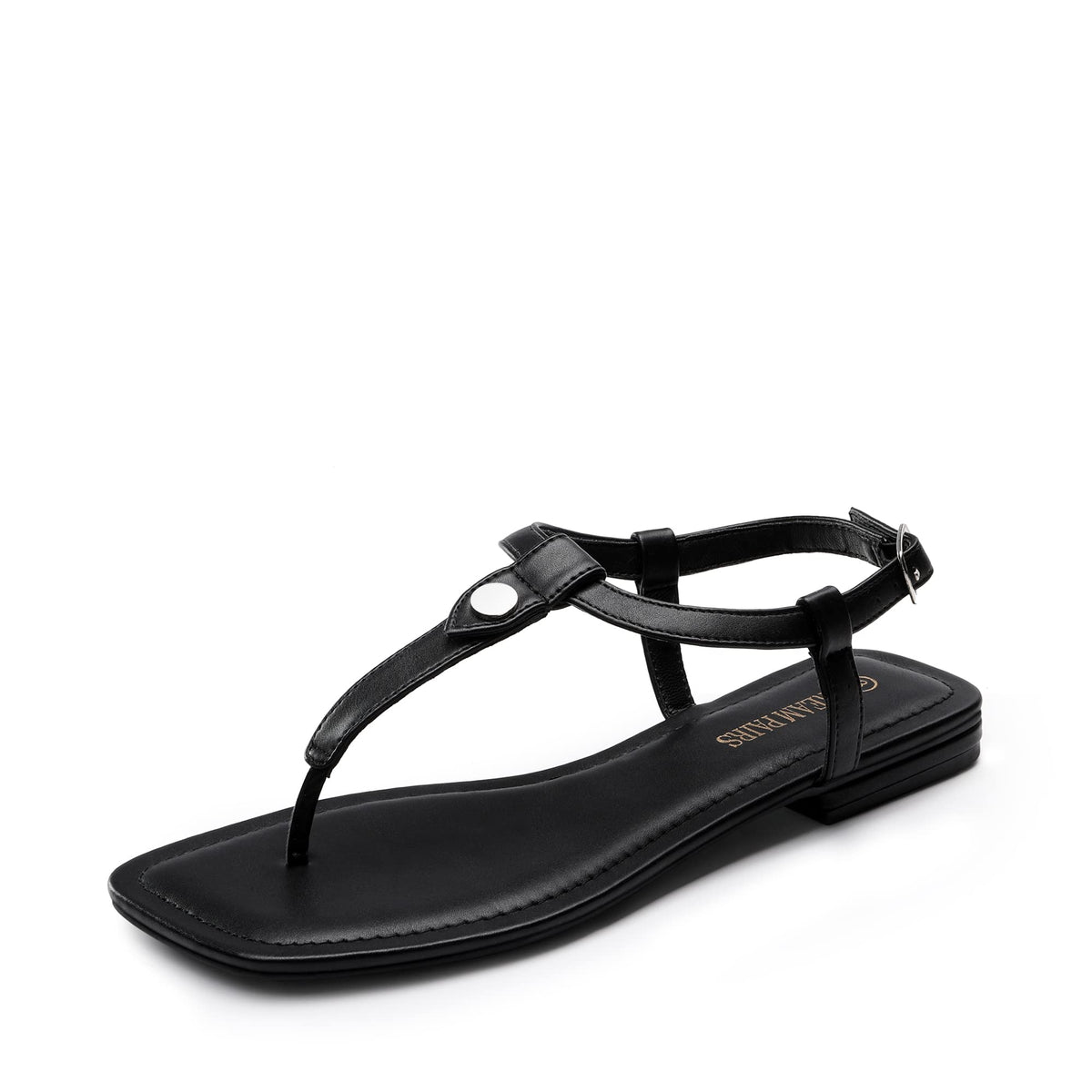 DREAM PAIRS Women's Flat Ankle Strap Sandals