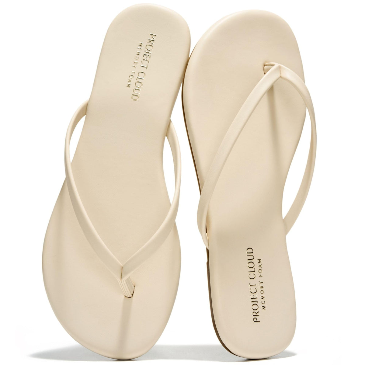 Project Cloud Flip Flops for Women Memory Foam Flats Sandals