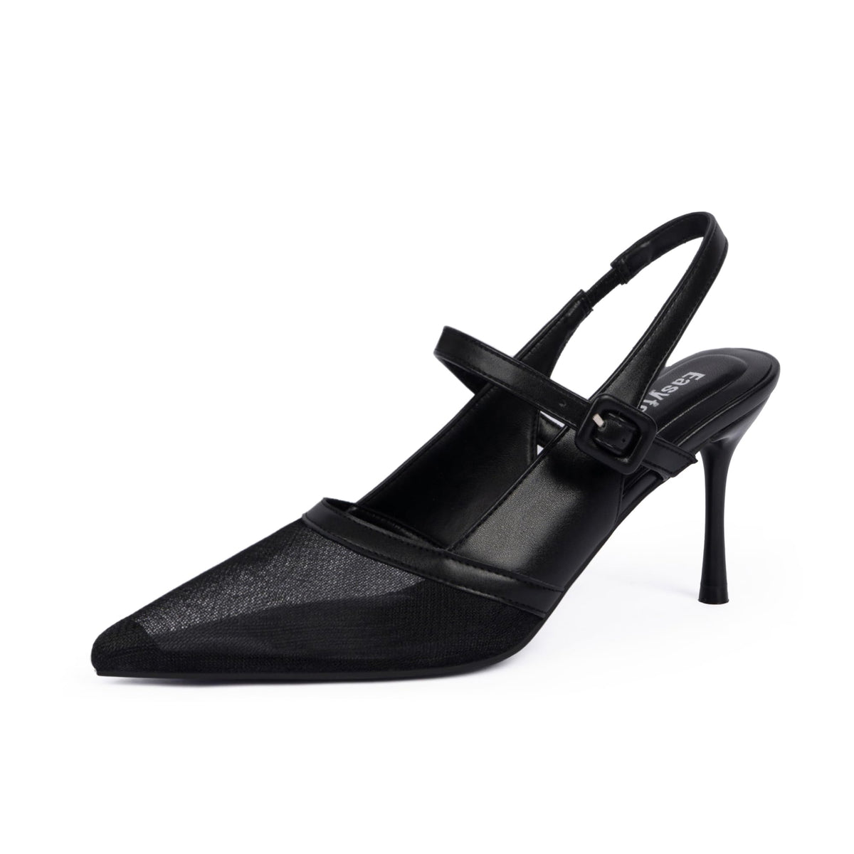 Easyfox Closed Toe Heels for Women Slingback Stiletto Dress Wedding Pumps