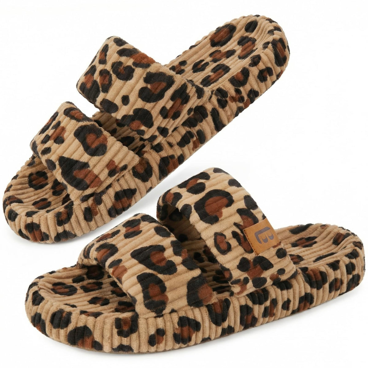 LongBay Slippers for Women Memory Foam Open Toe Indoor House Shoes Gifts
