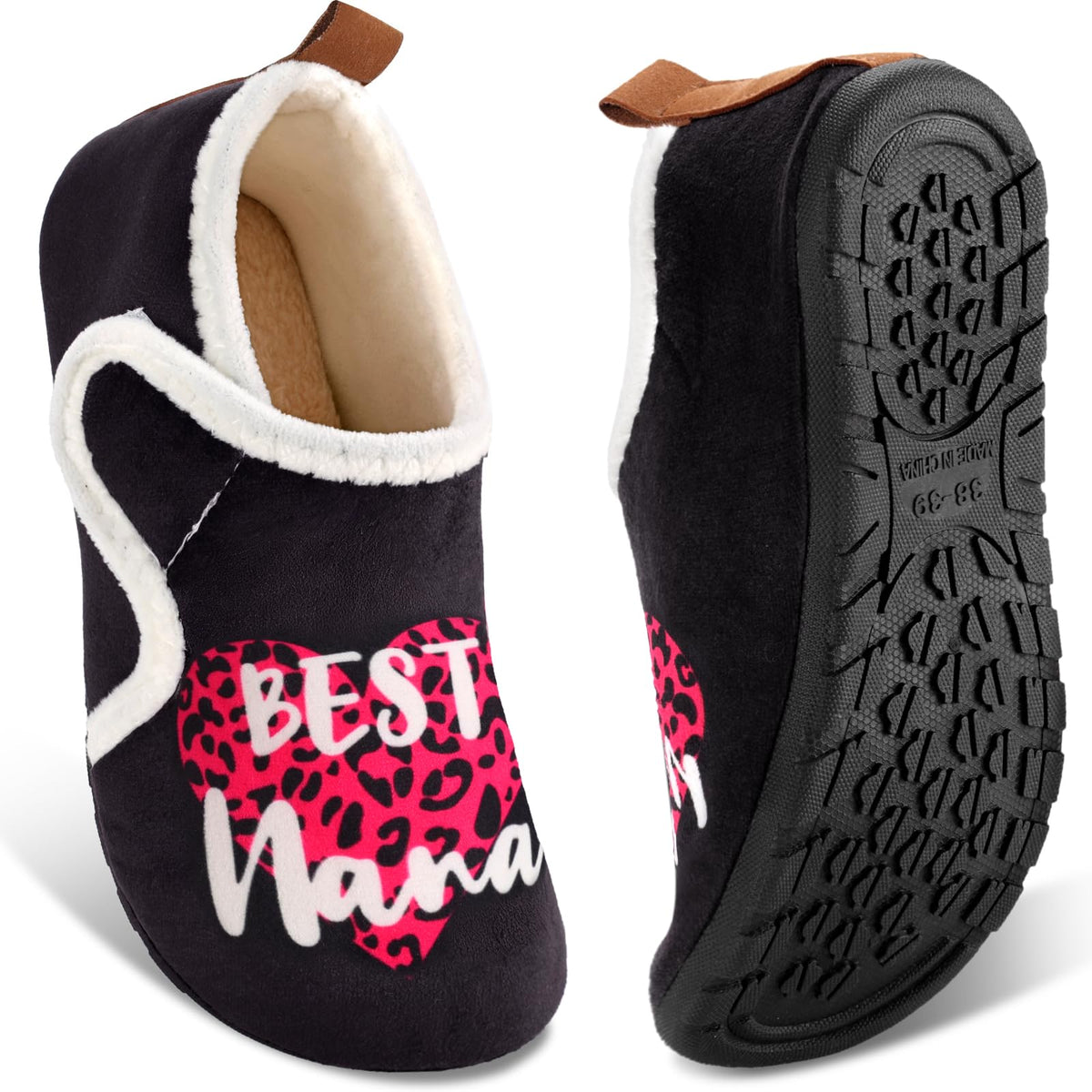 Ibeauti Women Mens House Slippers Barefoot House Shoes Non Slip