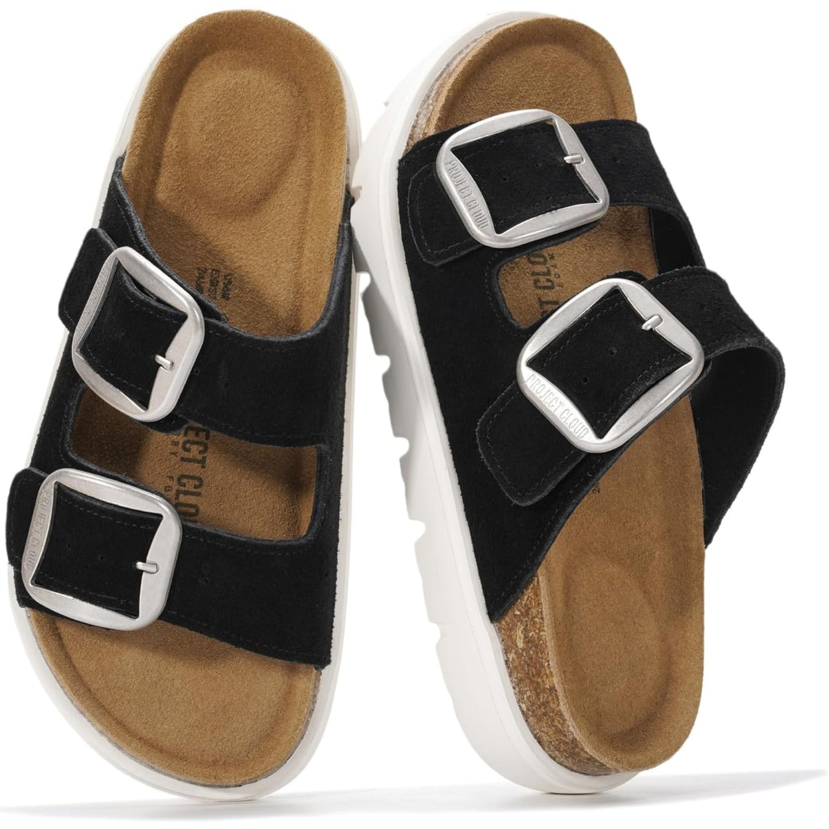 Project Cloud 100% Genuine Leather Platform Sandals Women (Greecechunky)