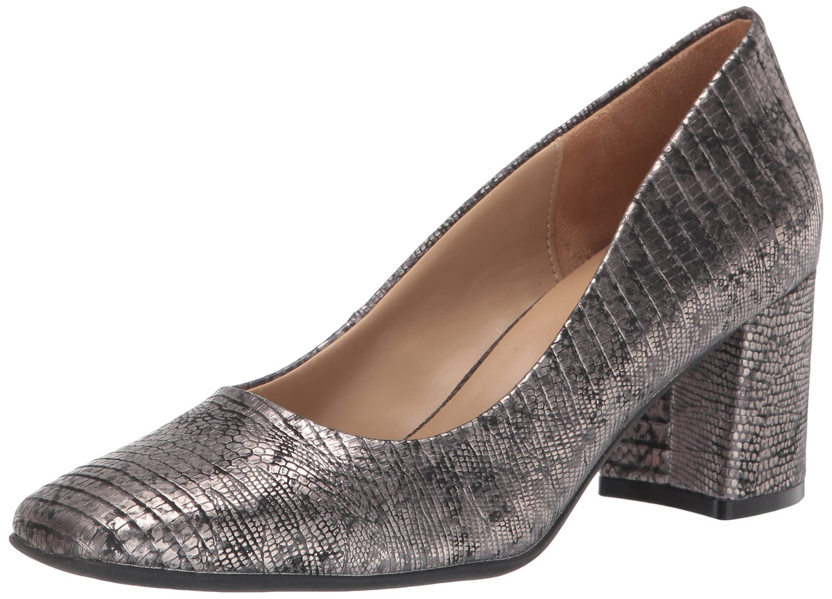Naturalizer Women's Warner Square Toe Block Heel Pump