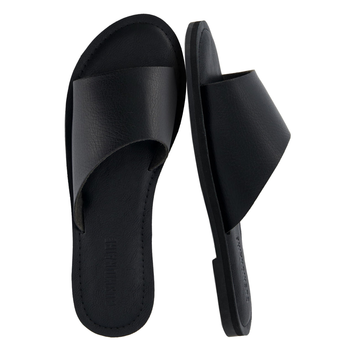 CUSHIONAIRE Carly Slide Sandals for Women with Memory Foam