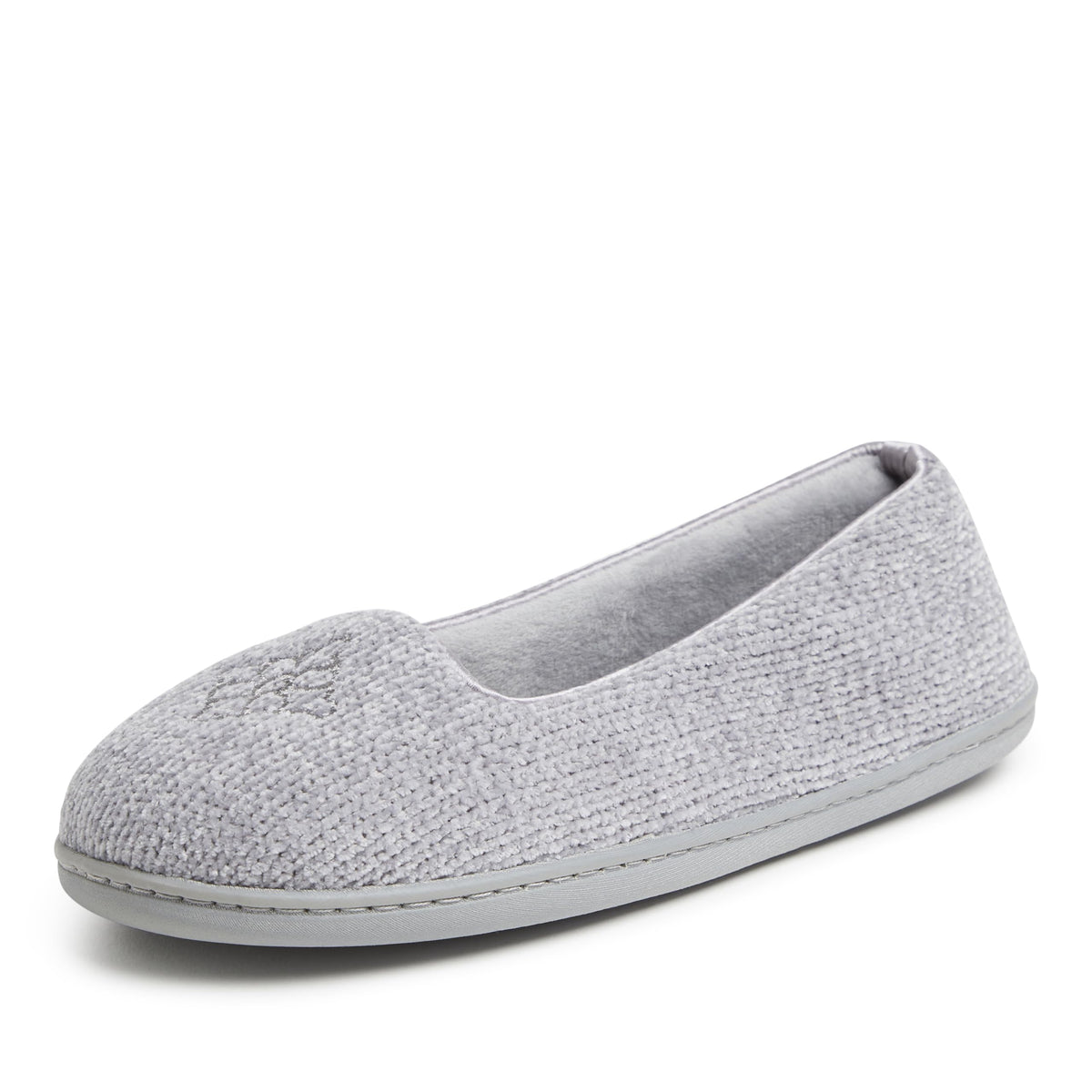 Dearfoams Women's Rebecca Soft Memory Foam Lightweight House Shoes Cozy Loafer with Warm Lining and Wide Widths Slipper