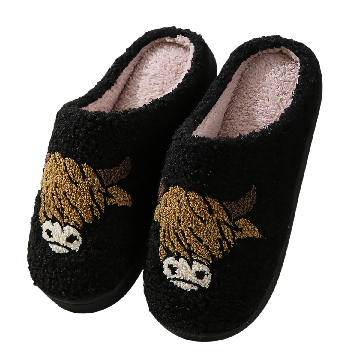 Animal Slippers for Women and Men Fuzzy Memory Foam Non-Slip Warm Indoor
