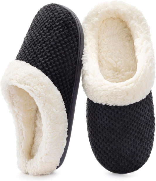 ULTRAIDEAS Women's Popcorn Fleece House Slippers