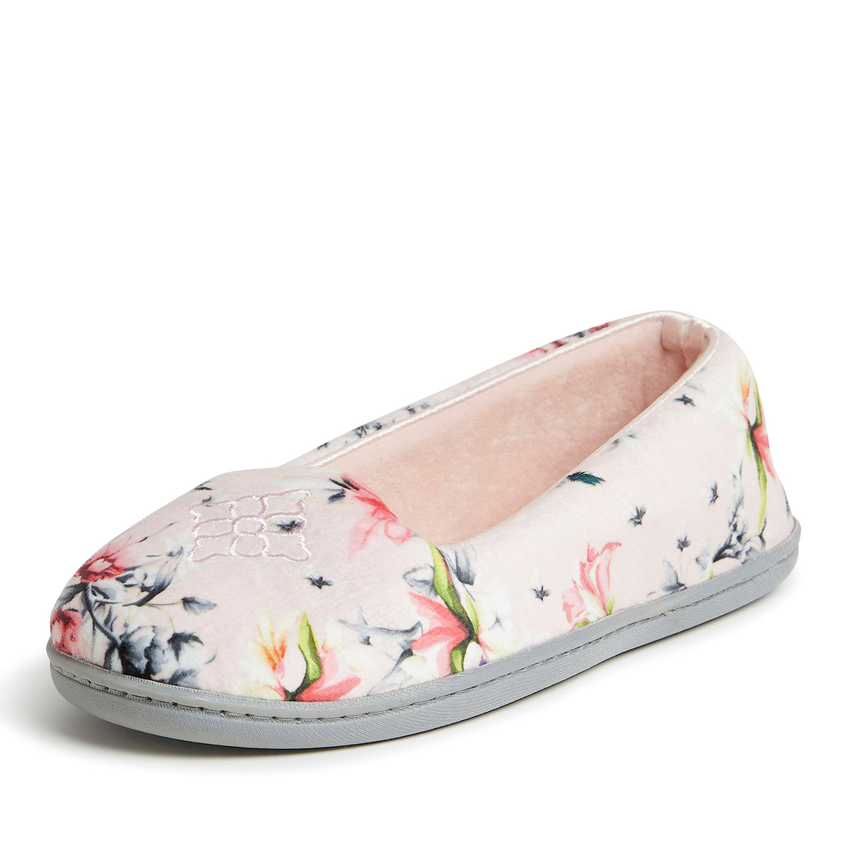 Dearfoams Women's Rebecca Soft Memory Foam Lightweight House Shoes Cozy Loafer with Warm Lining and Wide Widths Slipper