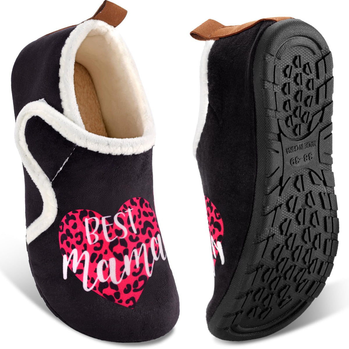 Ibeauti Women Mens House Slippers Barefoot House Shoes Non Slip
