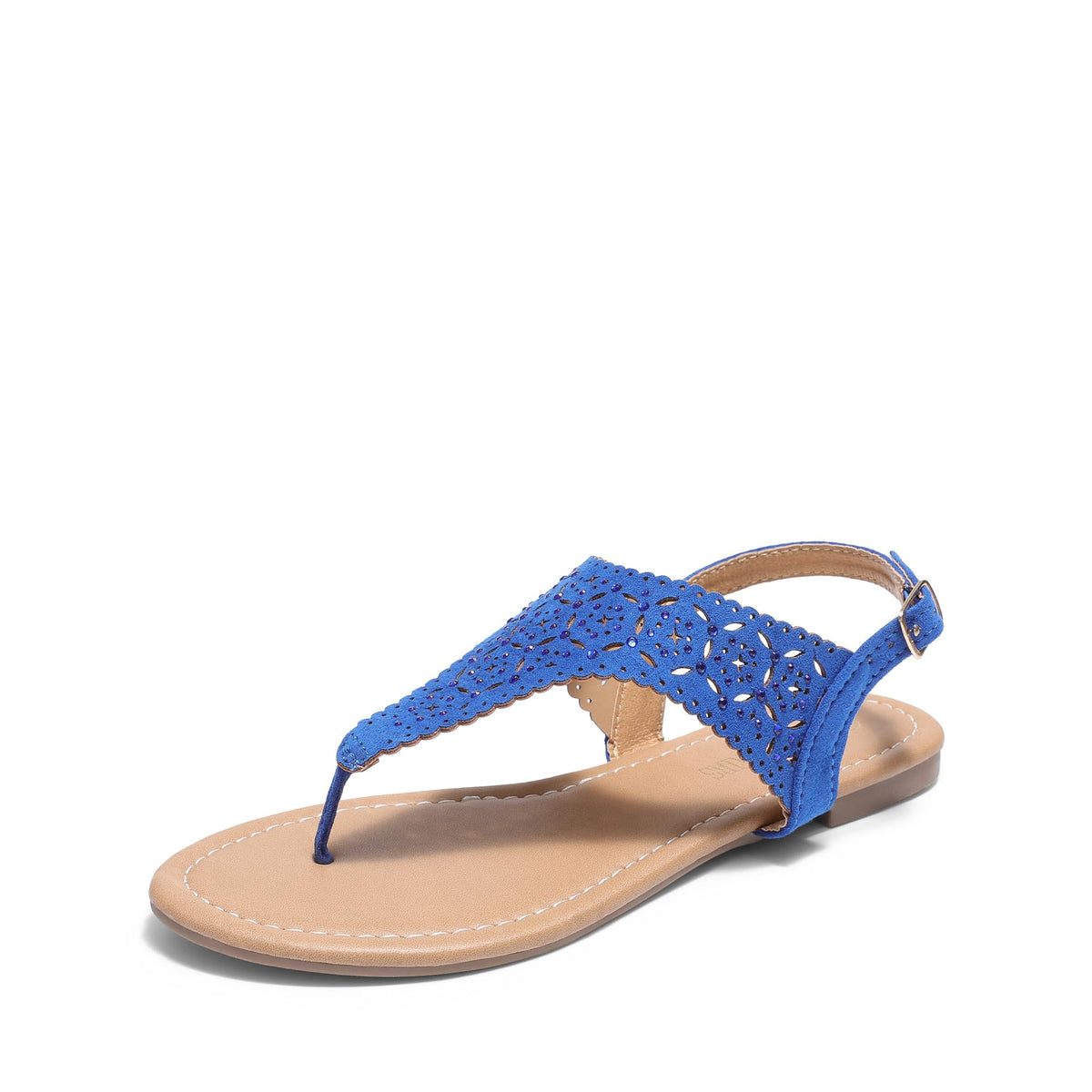 DREAM PAIRS Women's T-Strap Gladiator Flat Sandals