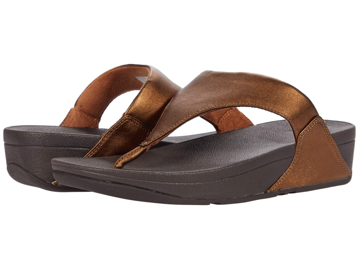 FitFlop Women's Lulu Leather Toe-Post Sandals