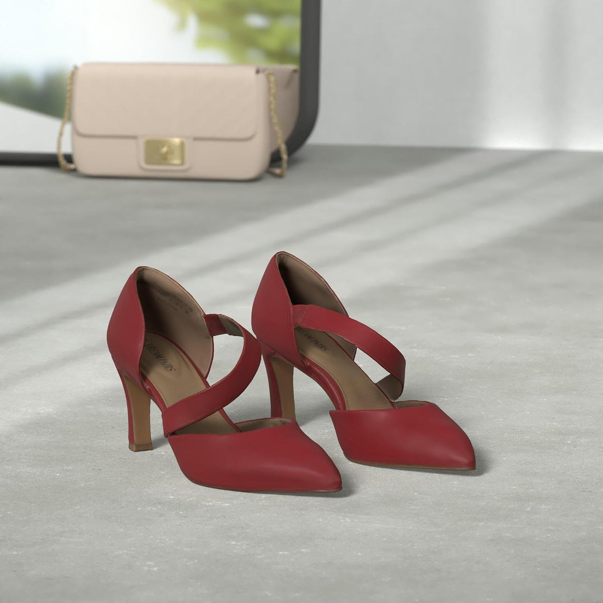 DREAM PAIRS Women's High Heels Comfortable Work Pumps