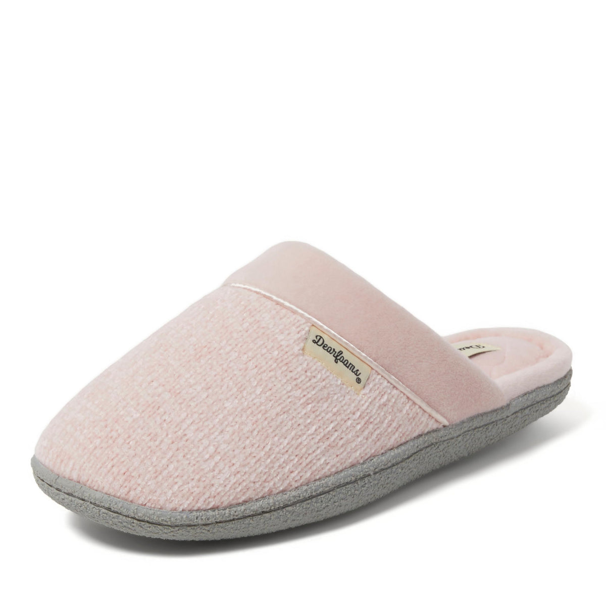 Dearfoams Women's Samantha Knit Closed Toe Scuff Slipper