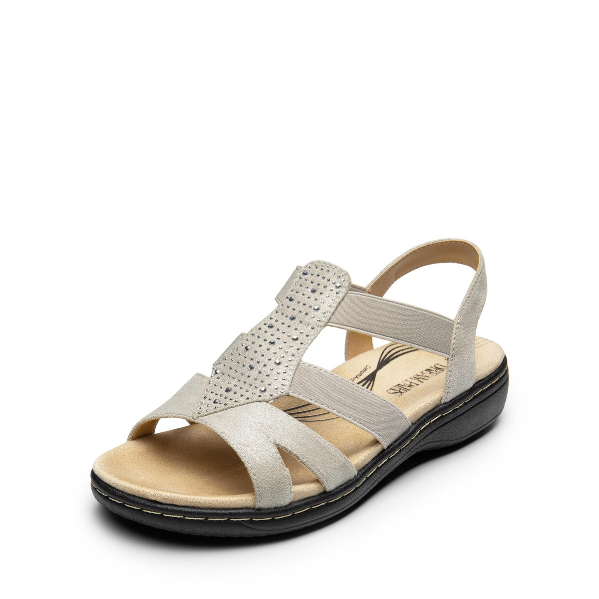 DREAM PAIRS Women's Comfortable Arch Support Flat Sandals