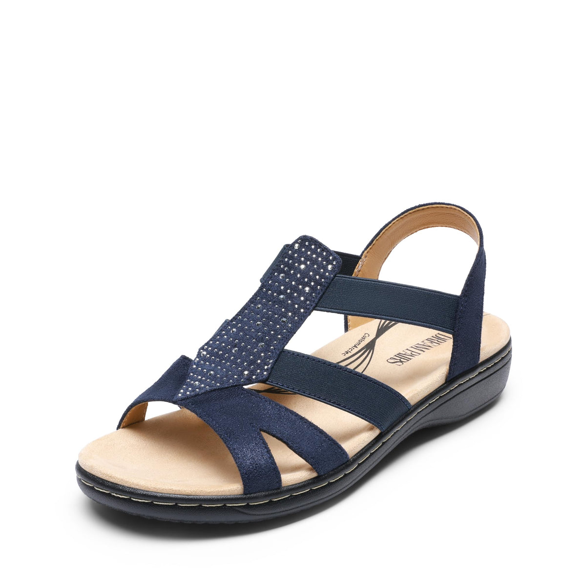 DREAM PAIRS Women's Comfortable Arch Support Flat Sandals