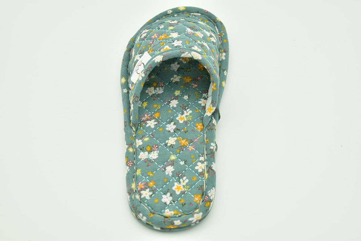 Ultralight Soft Indoor Open Toe Cotton linen Slippers Absorb Sweat Cloth Bottom House Slippers