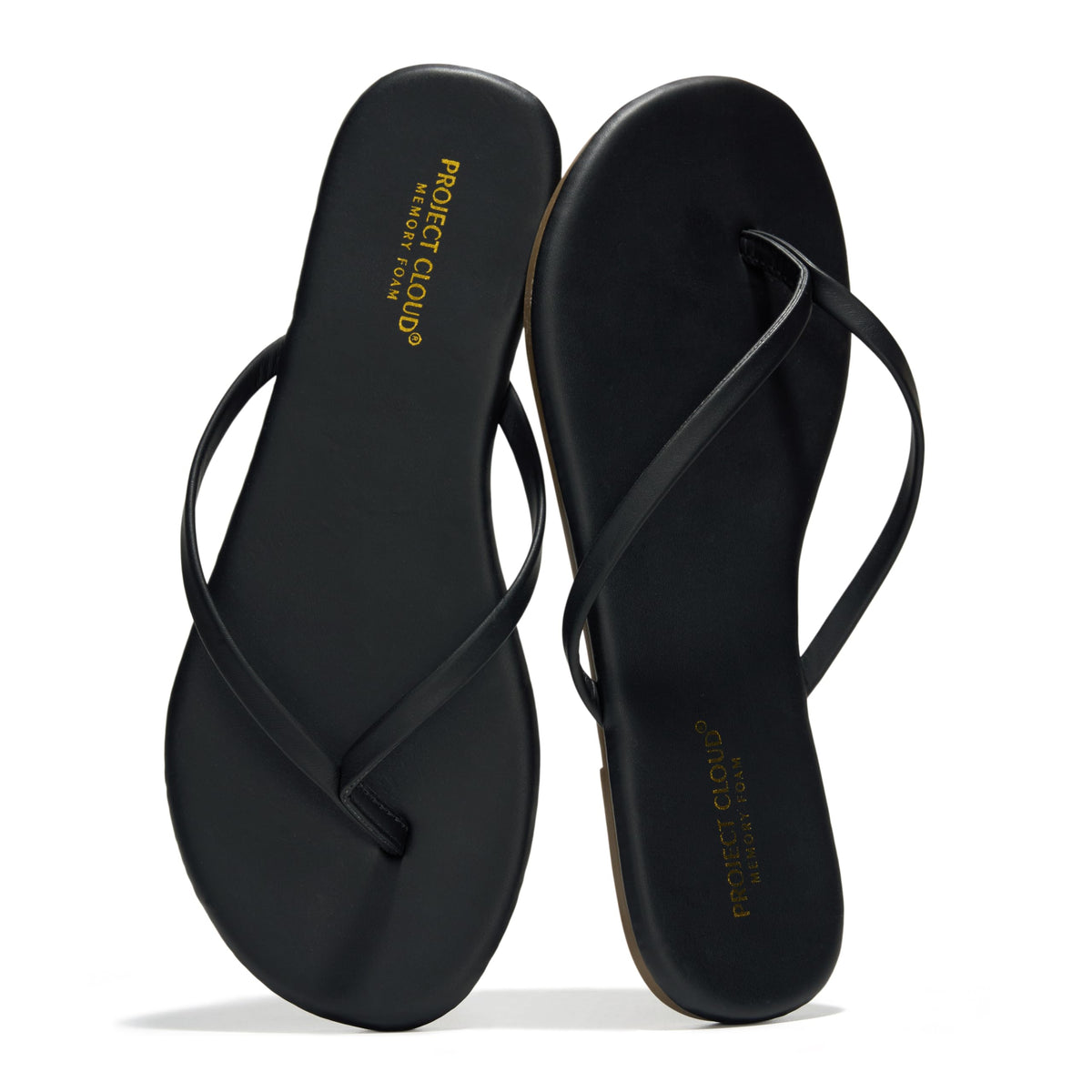 Project Cloud Flip Flops for Women Memory Foam Flats Sandals