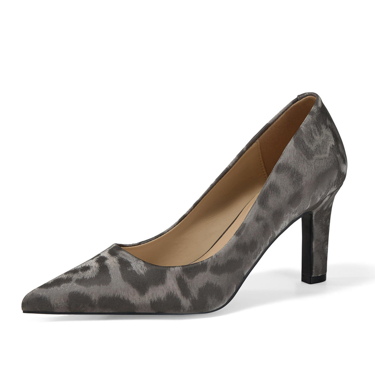 Womens High Heels Closed Pointed Toe Pumps Slip on Dress Shoes