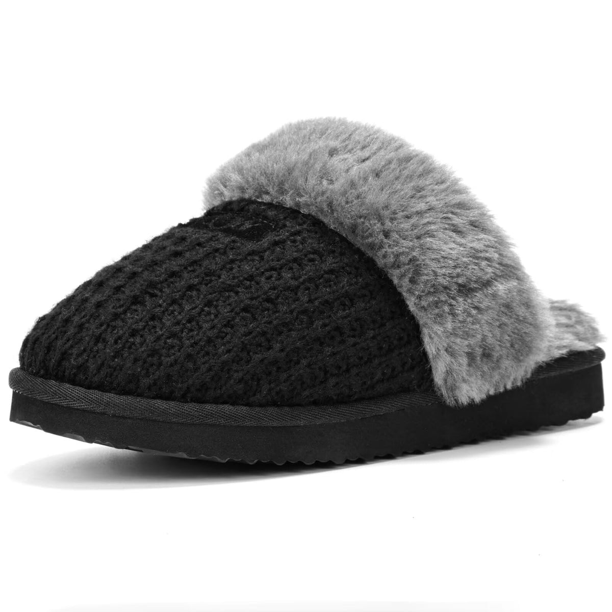 OOW Cozy House Slippers for Women with Memory Foam Fuzzy Shoes for Indoor