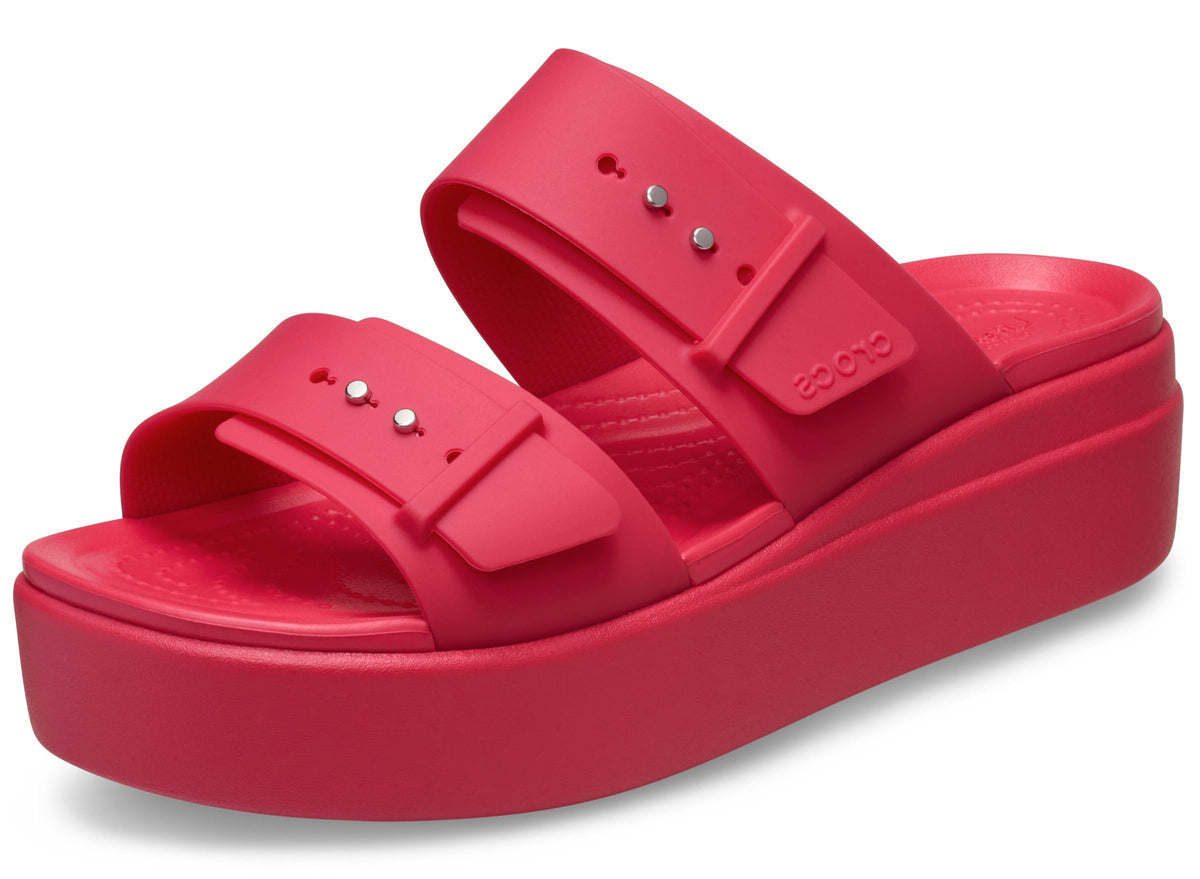 Crocs Women's Brooklyn Buckle Low Wedges