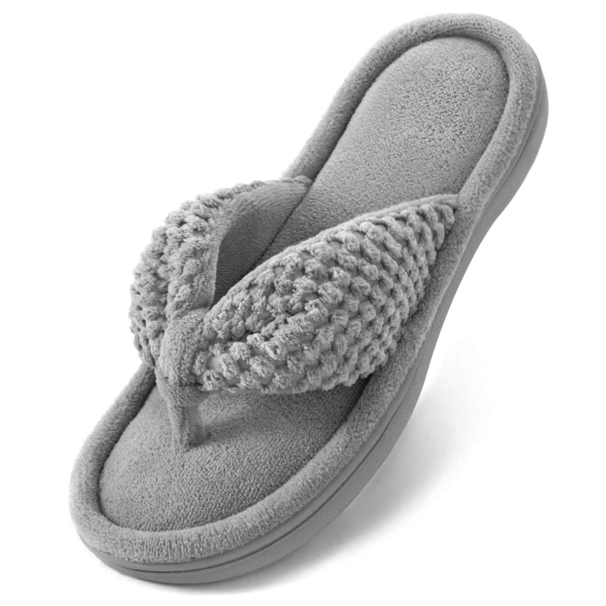 ULTRAIDEAS Women's Popcorn Flip Flop House Slipper with Memory Foam, Gift for Women Mom