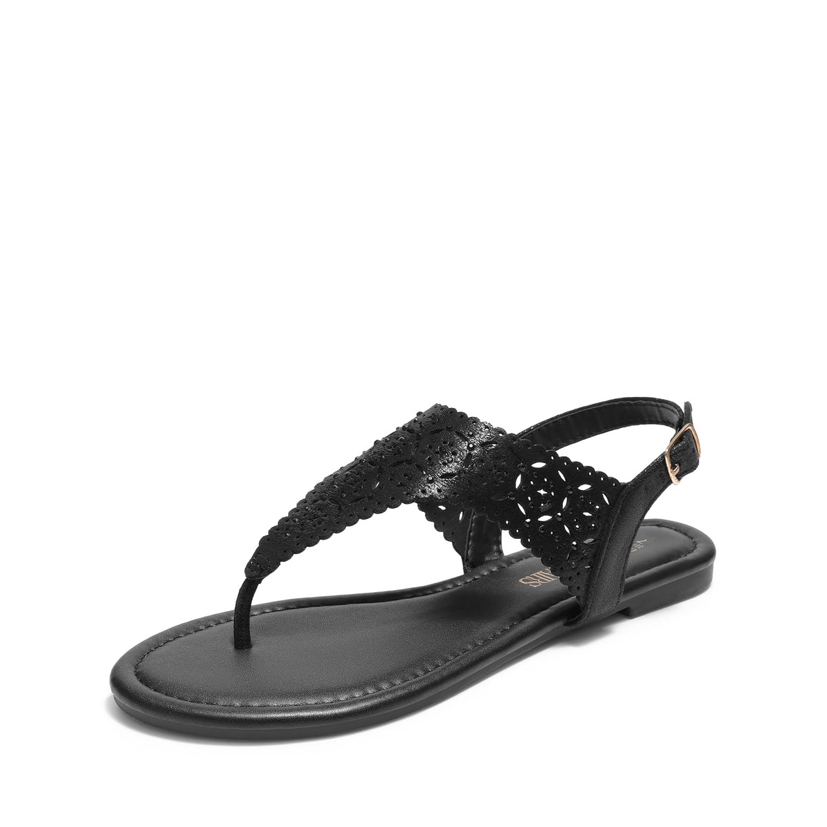DREAM PAIRS Women's T-Strap Gladiator Flat Sandals