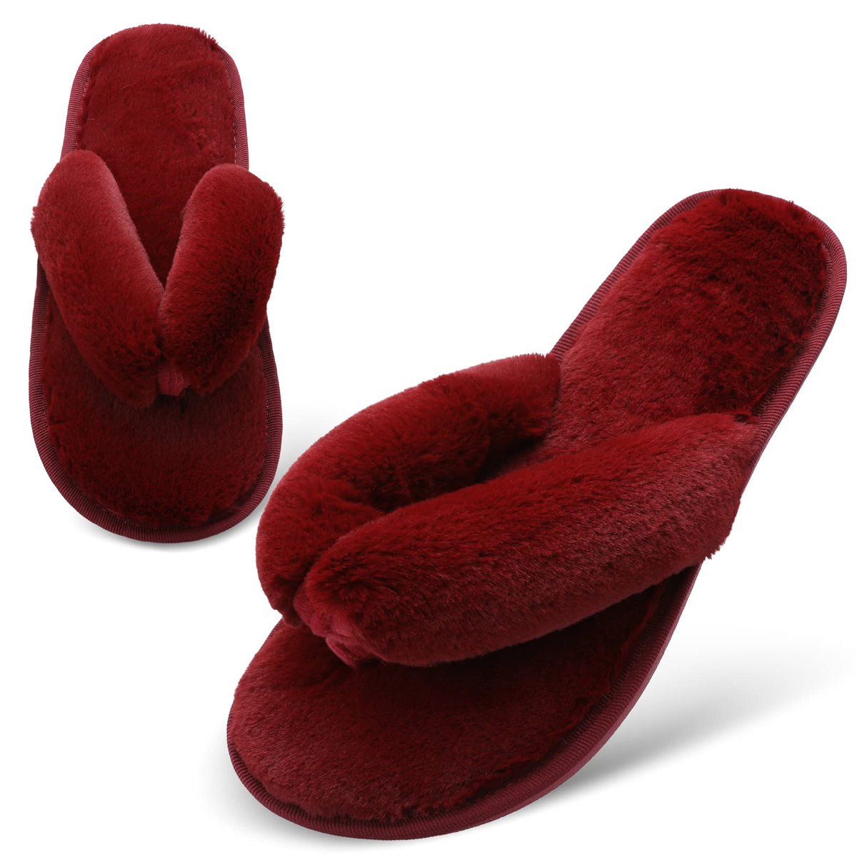 JOINFREE Women's Bedroom Slippers Comfort Four Season Classy Indoor Spa Slide Shoes