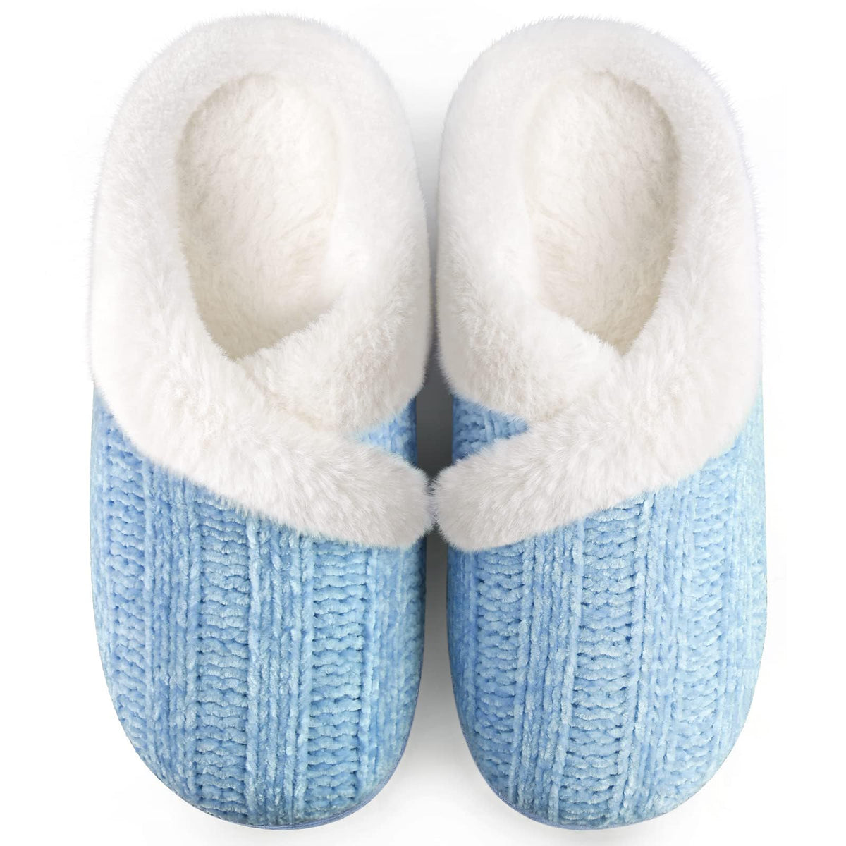 Slippers for Women Fuzzy House Slip on Indoor Outdoor Bedroom Home Shoes