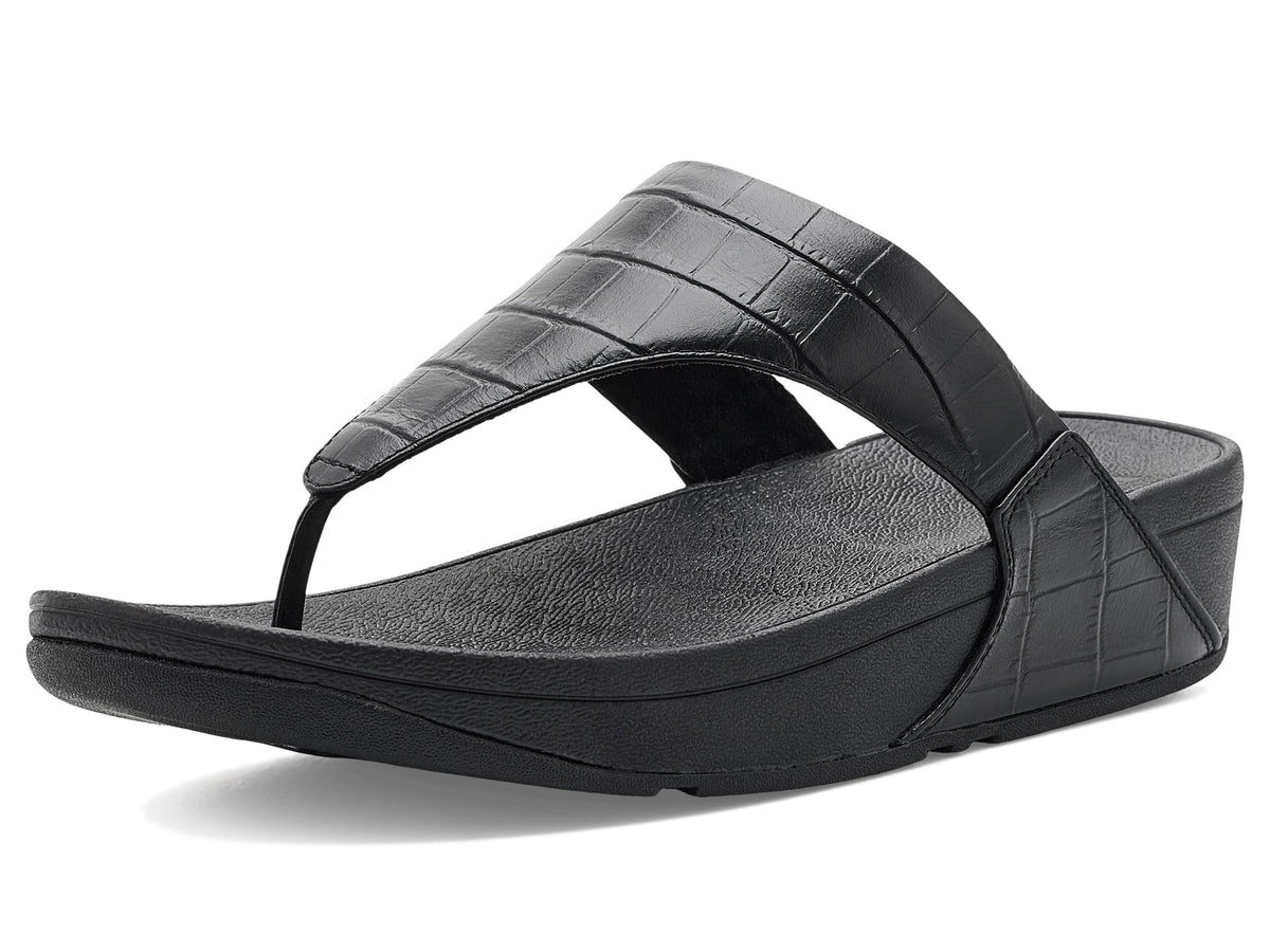 FitFlop Women's Lulu Leather Toe-Post Sandals