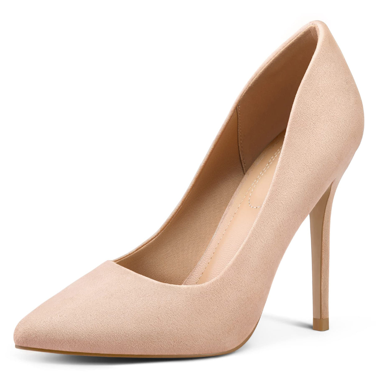 mysoft Women's High Heels Pumps Closed Pointed Toe Stiletto 4IN Dress Shoes