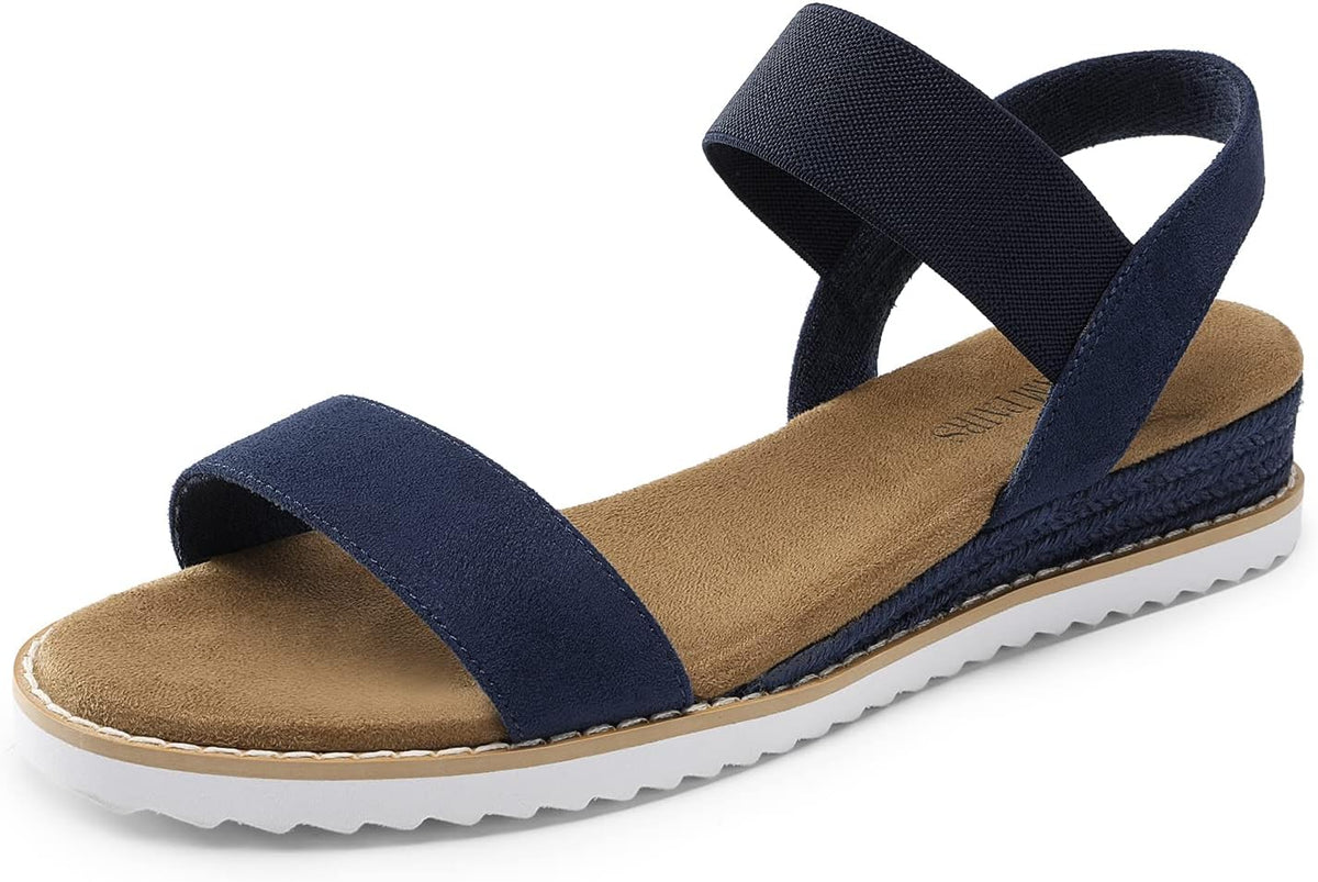 DREAM PAIRS Womens Espadrilles Ankle Strap Sandals
