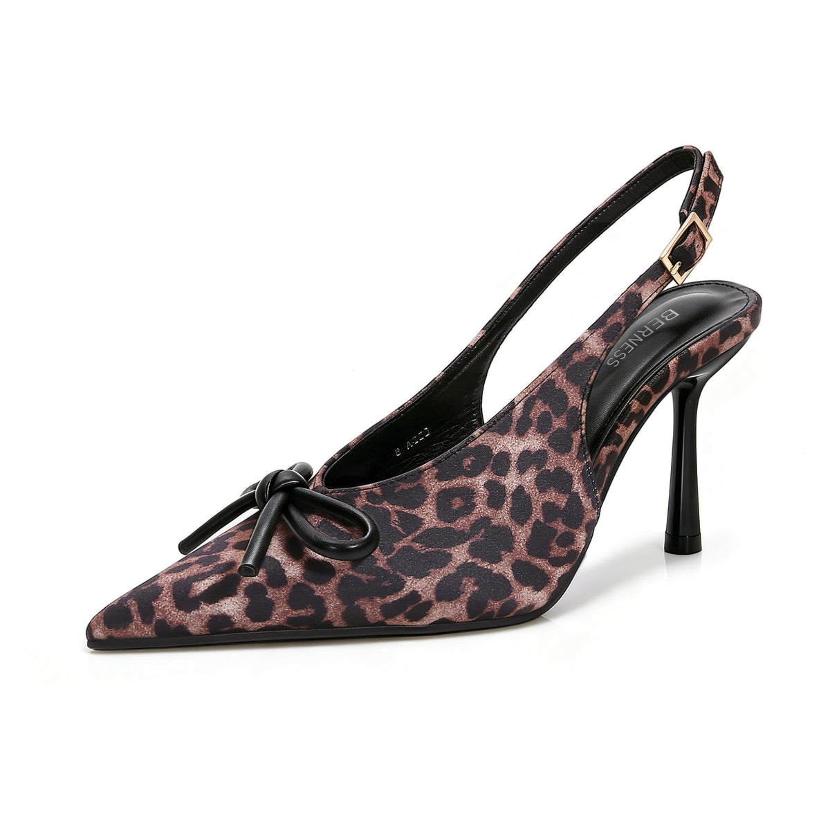 Berness Women's Pointed Toe Pumps, 3.5 Inch Stiletto Slingback Heels