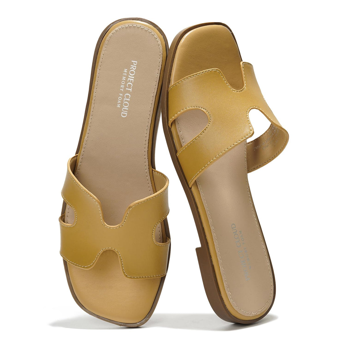 Project Cloud 100% Genuine Leather Sandals Women Flats For Women (Jannel)