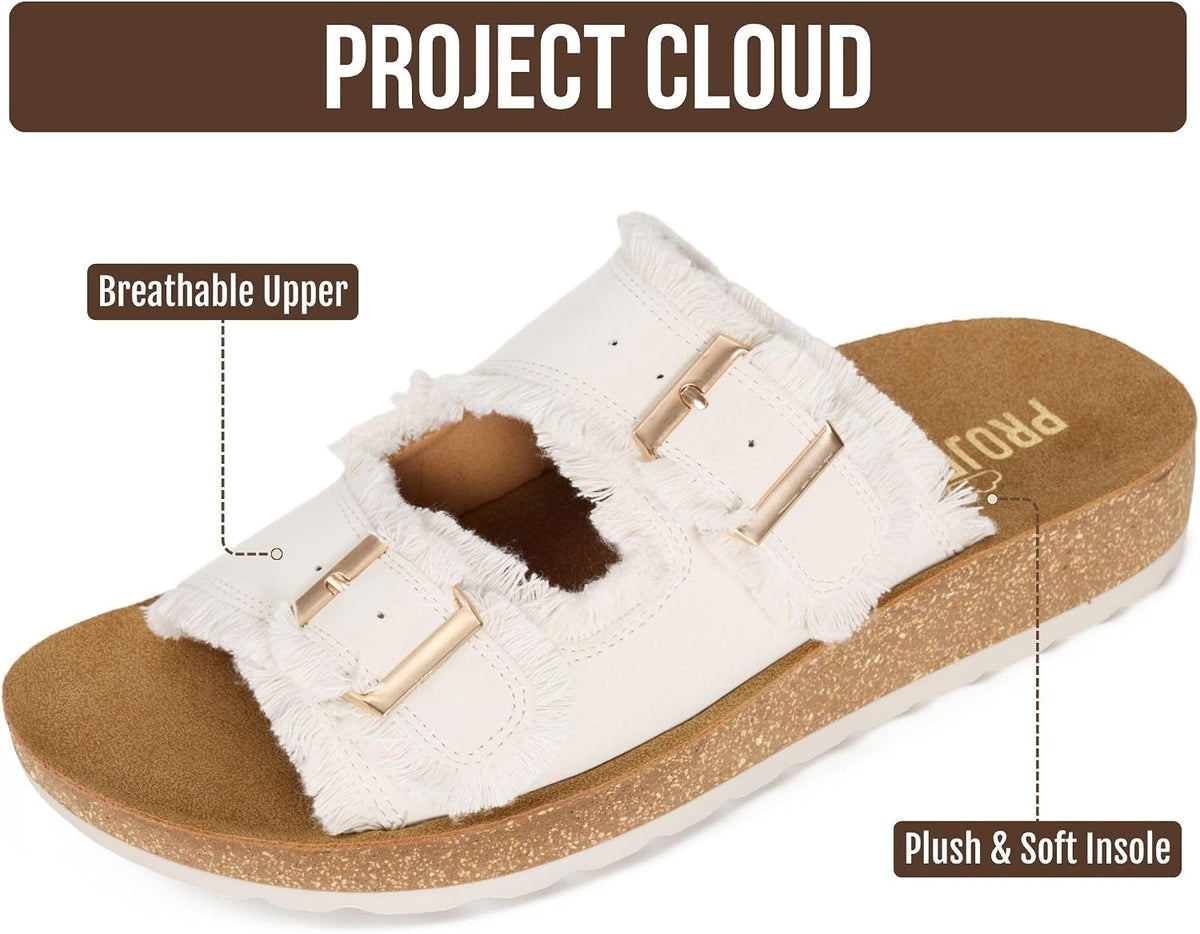 Project Cloud Comfortable Womens Sandals Platform Sandals for Women