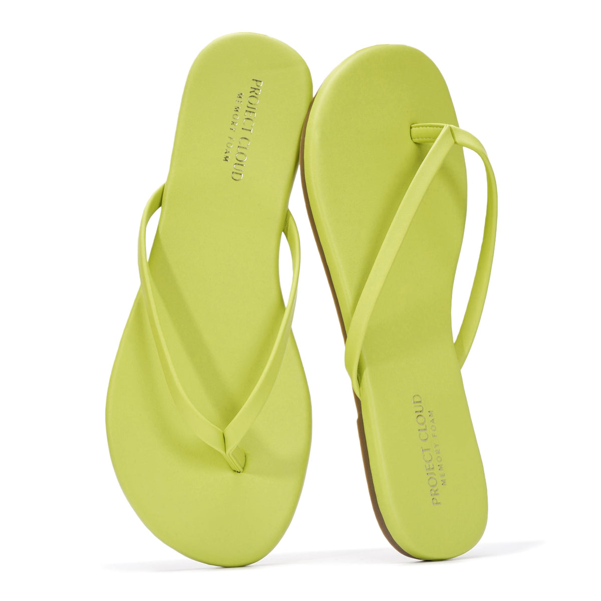 Project Cloud Flip Flops for Women Memory Foam Flats Sandals
