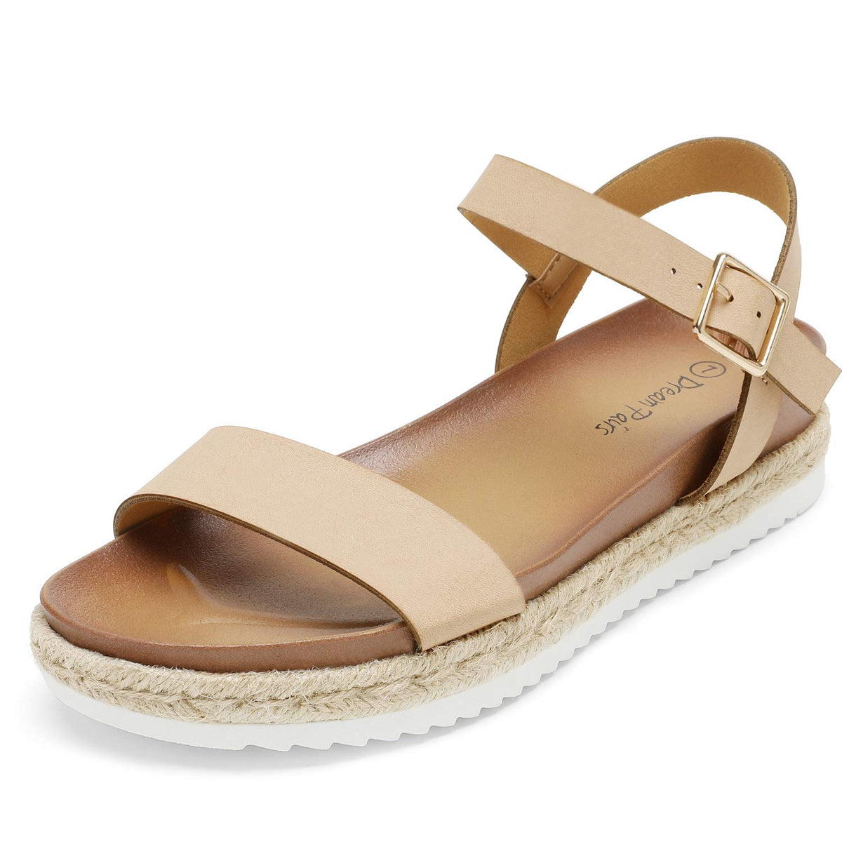 DREAM PAIRS Espadrille Casual Platform Sandals