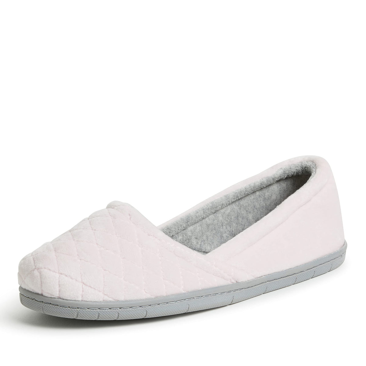 Dearfoams Women's Microfiber Velour A-Line Flat