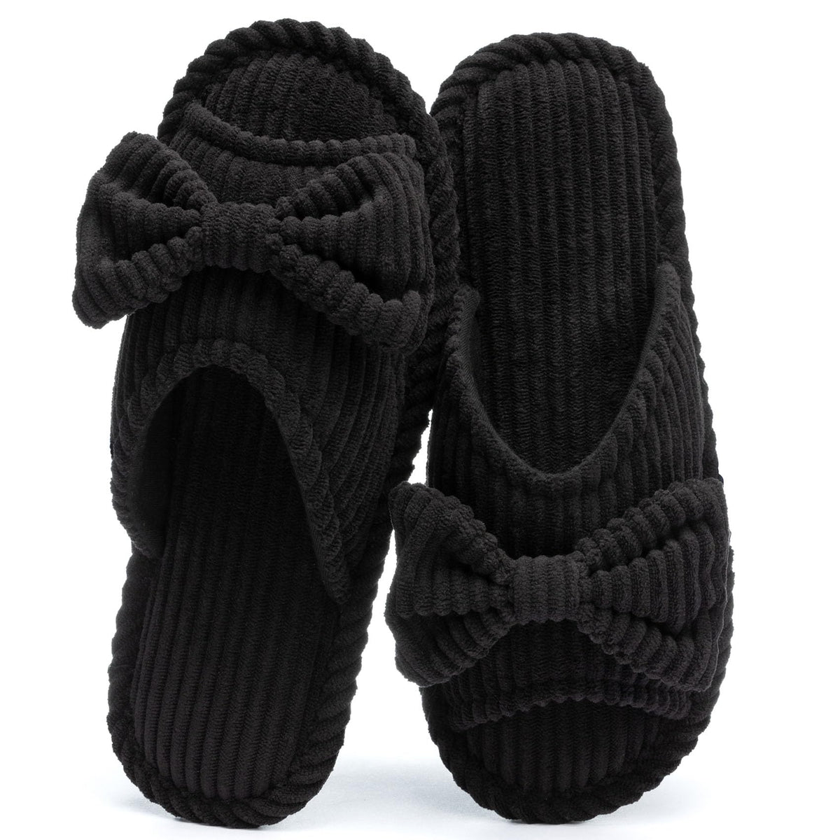 GOEWY Cute Slippers for Women Indoor with Bow Open Toe Summer Shoes