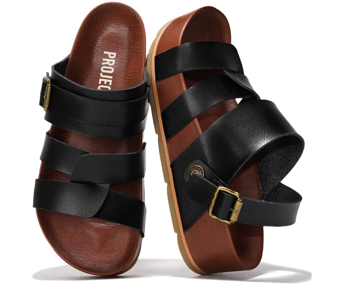Project Cloud Platform Sandals for Women Strappy Wedges Plush Insole 2026