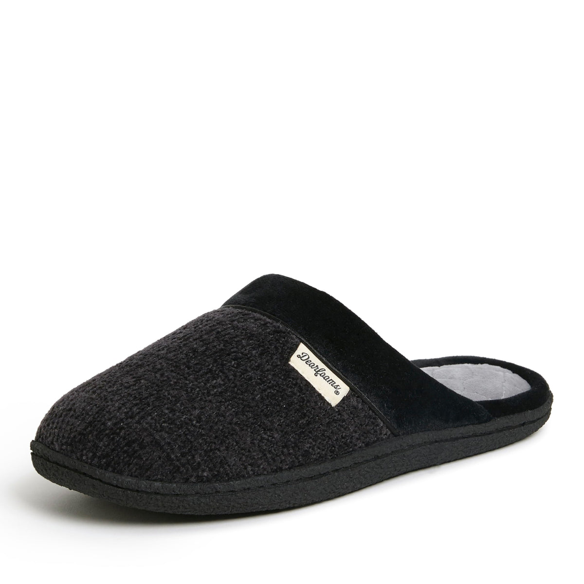 Dearfoams Women's Samantha Knit Closed Toe Scuff Slipper