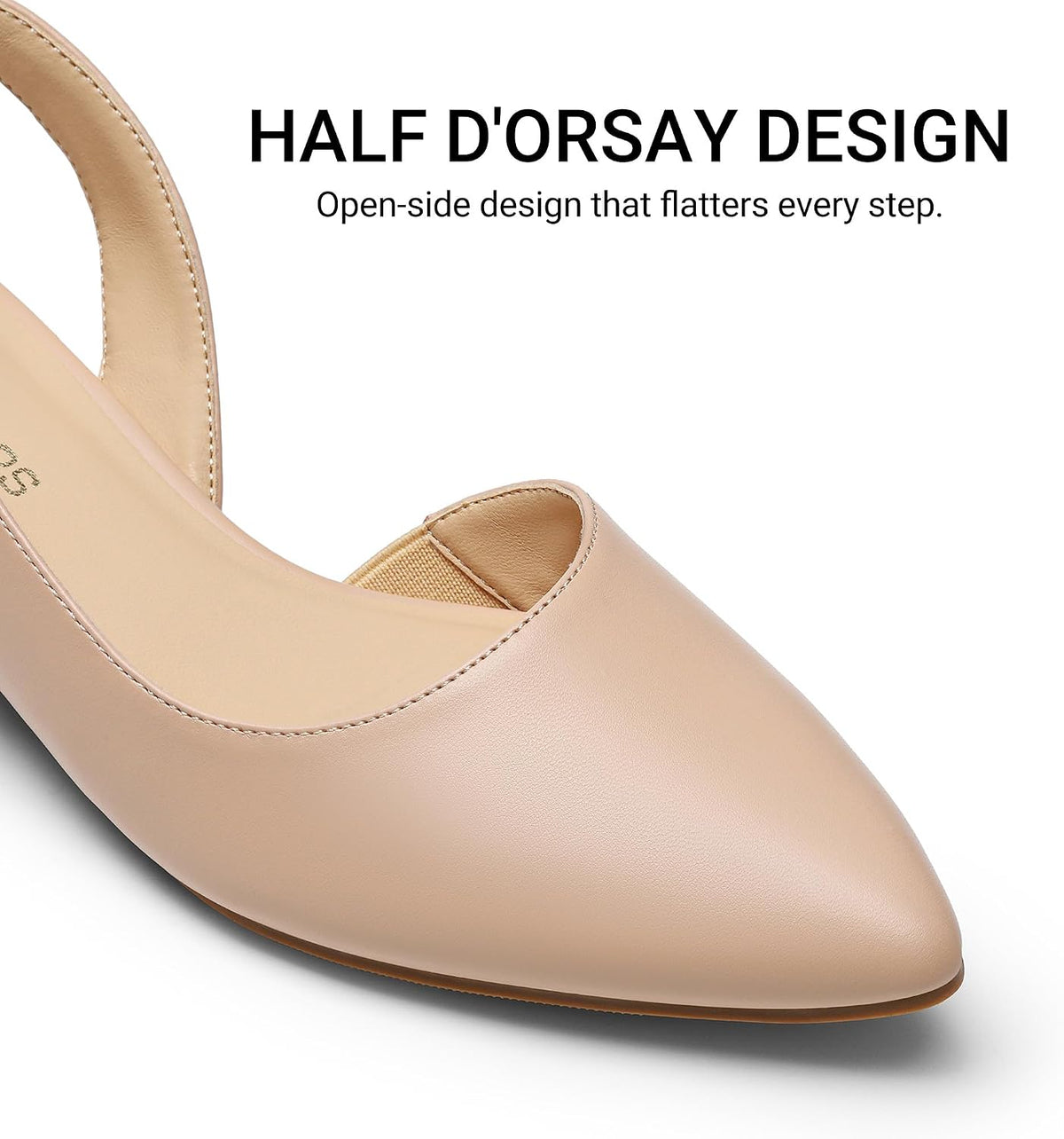 DREAM PAIRS Women's Slingback Flats Dress Shoes Pumps