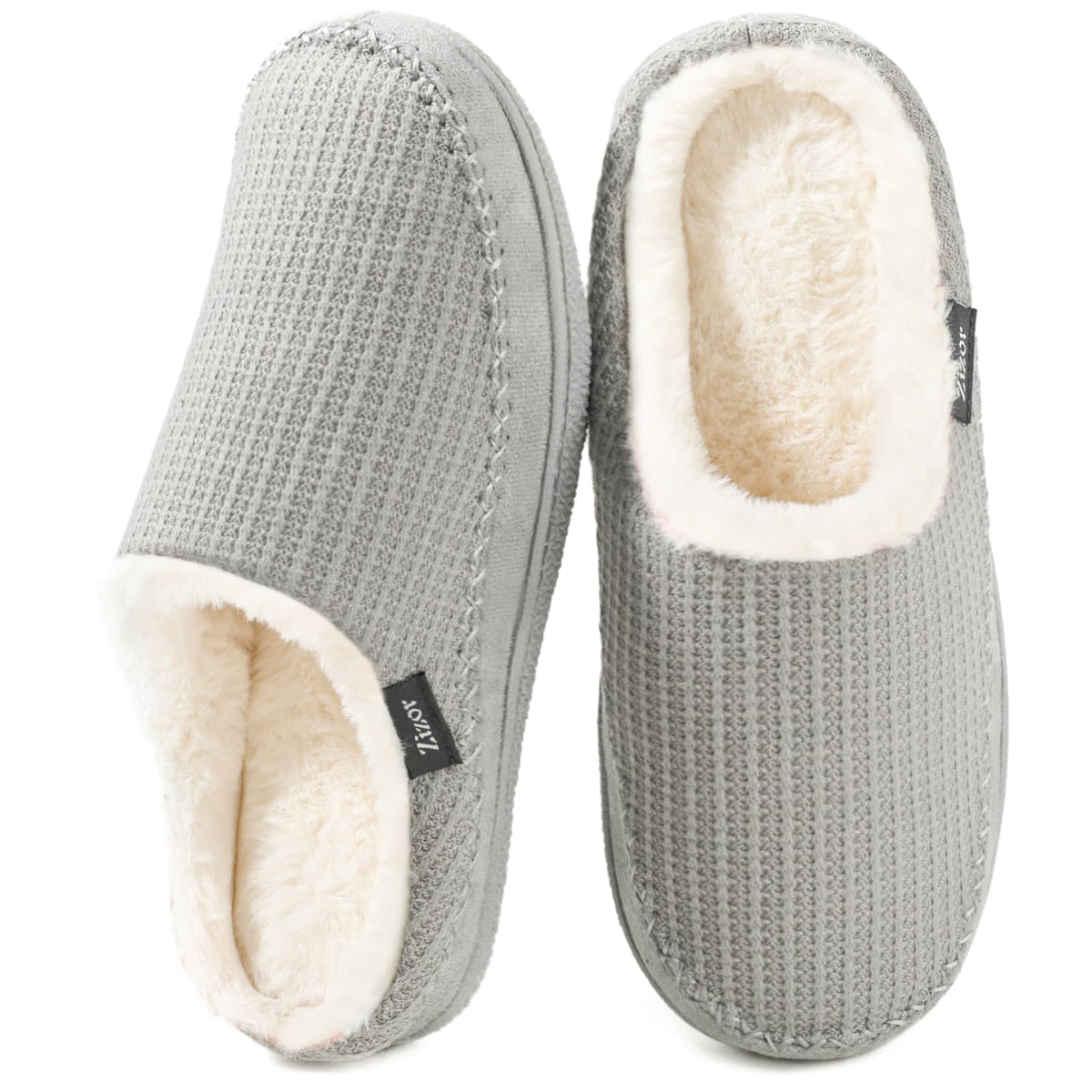 Zizor Women's Fuzzy House Slippers Memory Foam Indoor