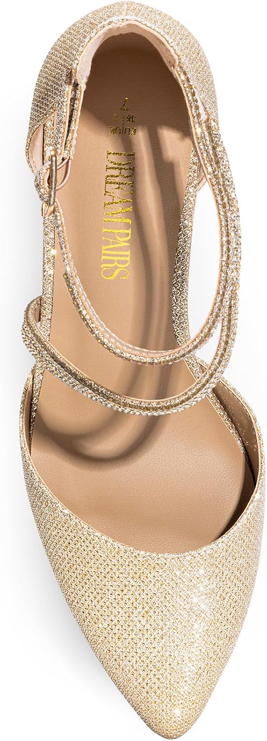 DREAM PAIRS Women's Dress Shoes Block Heels Pumps