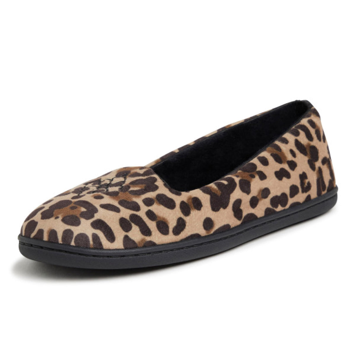 Dearfoams Women's Rebecca Soft Memory Foam Lightweight House Shoes Cozy Loafer with Warm Lining and Wide Widths Slipper